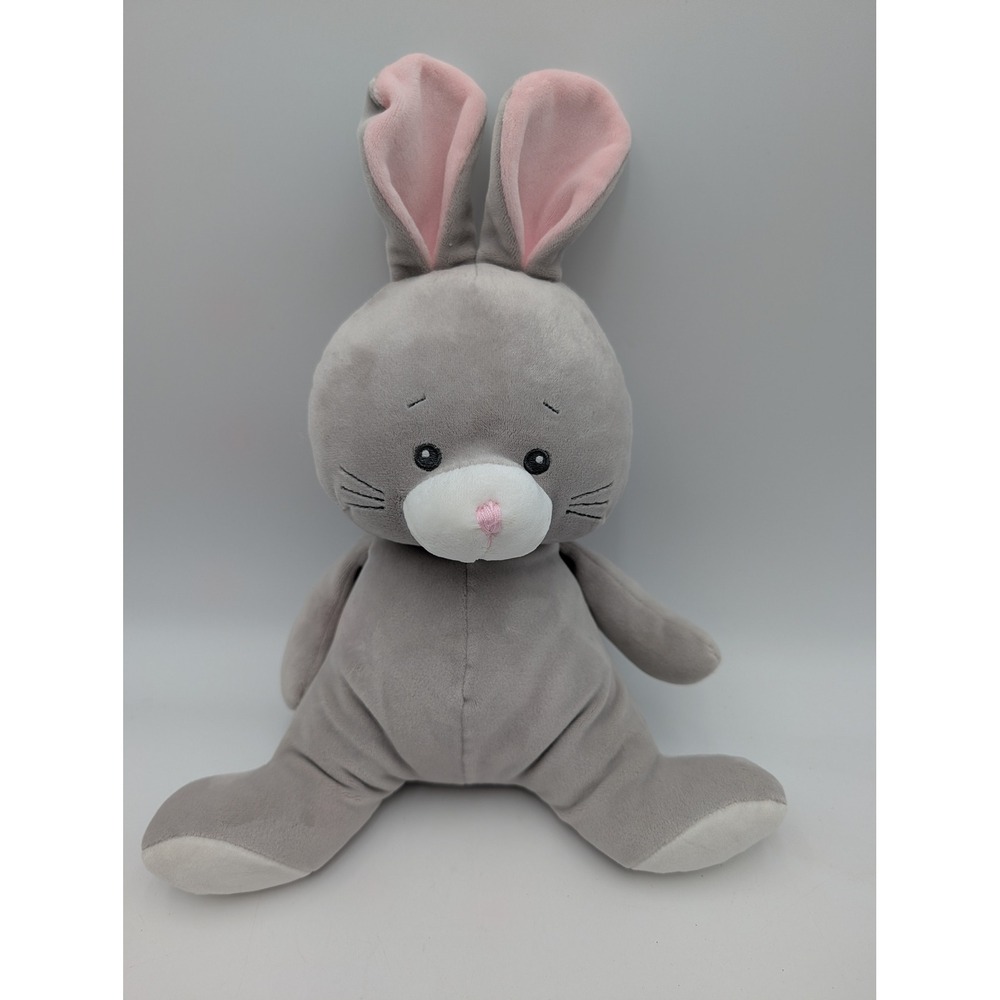 Baby Ganz Cuddle Me Bunny Gray BGE10533 Plush Stuffed Animal Toy
